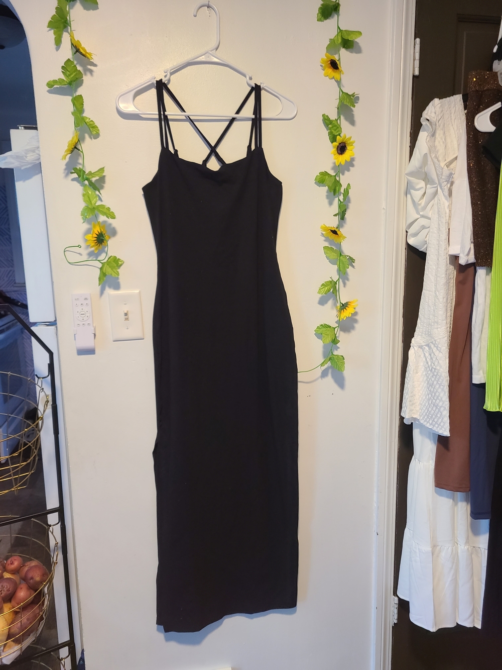Nwt Allegra K Medium Side Slit Body Con Dress